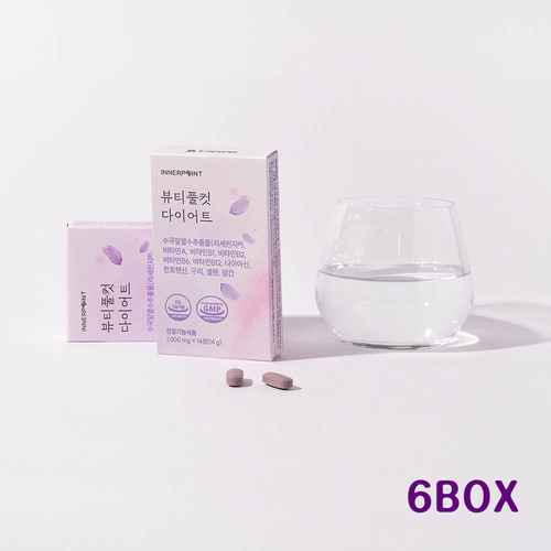 뷰티풀 컷 (수국잎 열수 추출물) 다이어트 2주분 - 14정*6 BOX