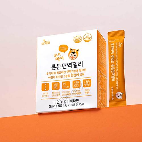 [더데이] 우리아이 맛있는 튼튼면역젤리 15g*1박스(30포) TDY_immunity
