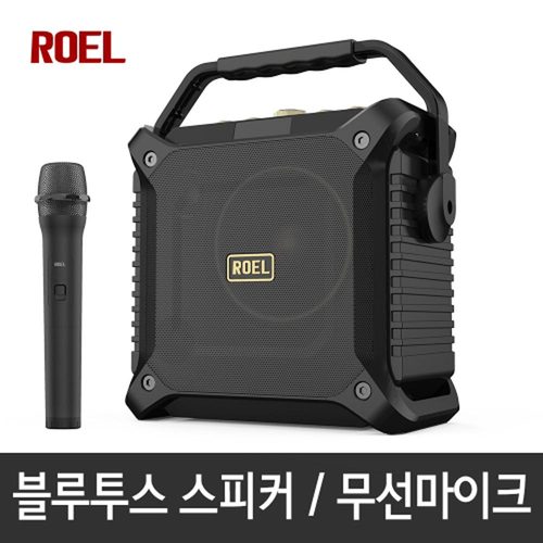 로엘 버스킹DJ 블루투스스피커 300W/무선마이크