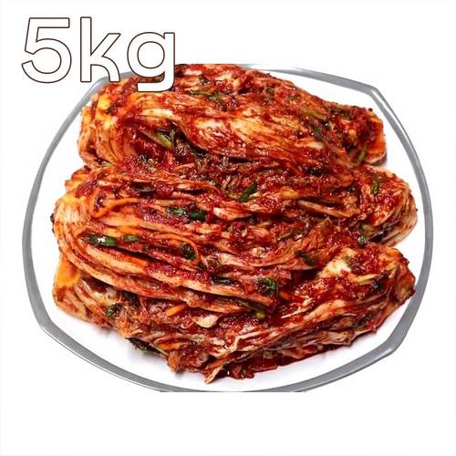 [집밥먹자] 국내산 재료로 만든 매운 배추김치 5Kg