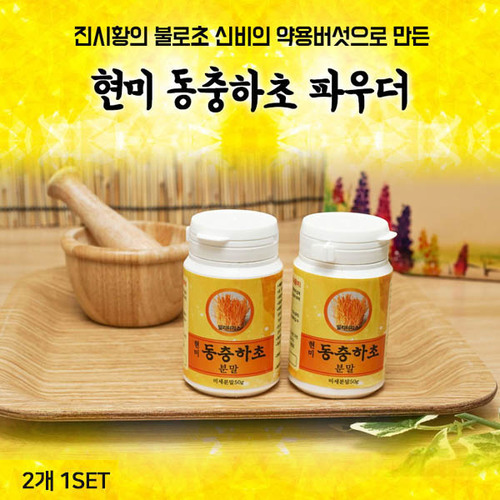 동충하초분말 50g x 4통(2개월복용분)