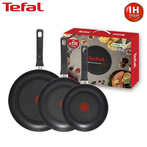 테팔 인덕션 델리커시 티타늄 프라이팬 22cm+24cm+28cm TFC-ID248