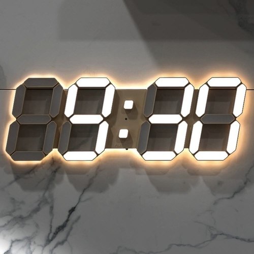 플라이토 무드 백라이트 3D LED 벽시계 38cm