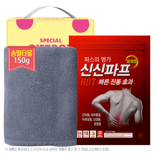 송월 타올150g 신신제약신신파프(핫)5매입(2종)