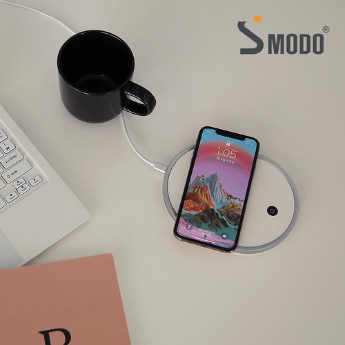 에스모도 202 USB 컵 워머 겸용 무선충전기 SMODO-202