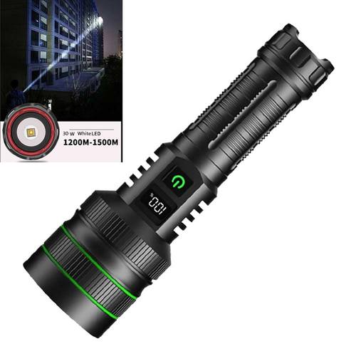 WhiteLaser LED 충전식 강력밝기 줌 서치라이트 X1