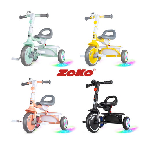 ZOKO 조코 LED 폴딩 미니 세발자전거 색상 택1
