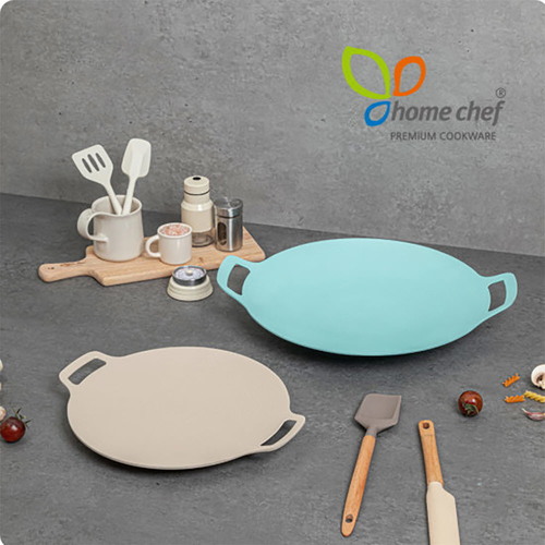 홈셰프 파르페 IH 칼라 그리들 2종(30cm+38cm), hc1102IB38