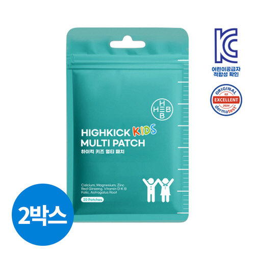 HEB 햅 하이킥 키즈 멀티 패치 20개입 2박스