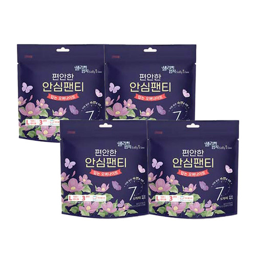 샐리의법칙 입는 오버나이트 안심팬티 대형 3p 4팩