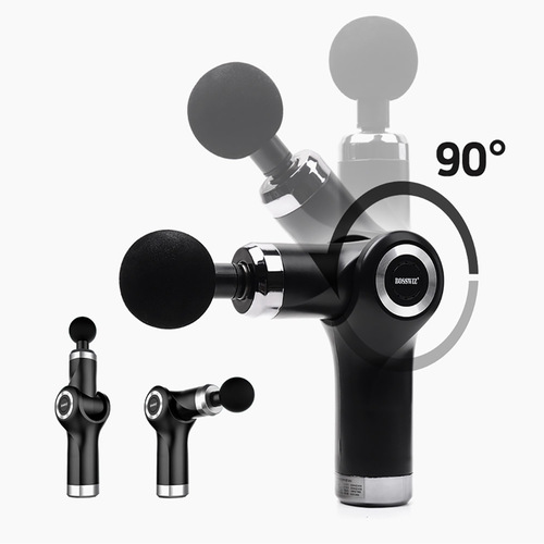 90도 폴드 폴딩 휴대용 무선 미니 마사지건 진동안마기 선물 추천 핸디 BOS-GUN