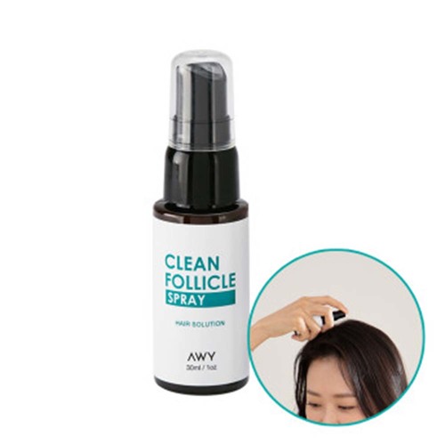 [아위] 클린폴리클 앰플 스프레이 30ml (탈모완화)