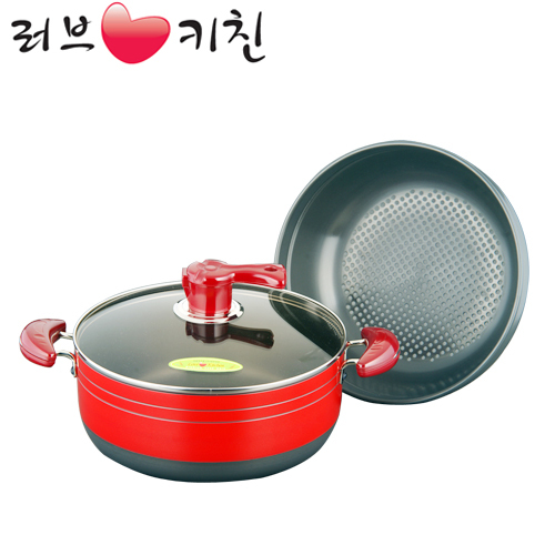 러브키친 웰빙찜기냄비 26cm