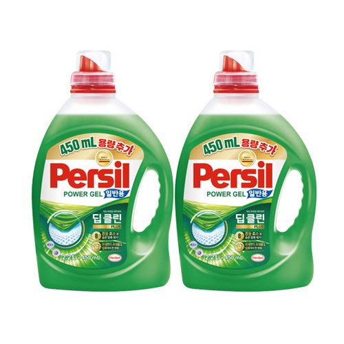 퍼실 파워젤 딥클린플러스 2.2L+450ml 일반(용기) x 2개