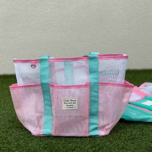 에브리스페이스 메쉬포켓 비치백