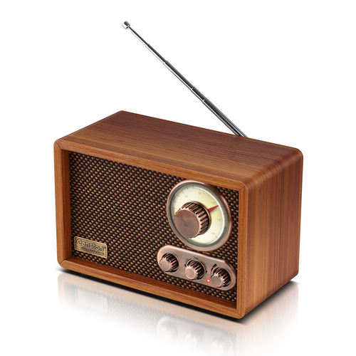 캔스톤 TR-2200 우드 레트로 블루투스 라디오 스피커