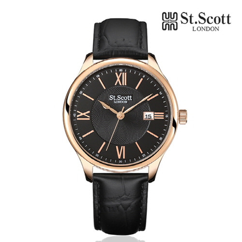 세인트스코트 남성 가죽 시계 ST5107L-RBB