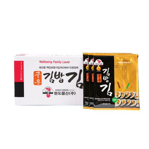 새우표 완도 구운 김밥김 22g x 50봉