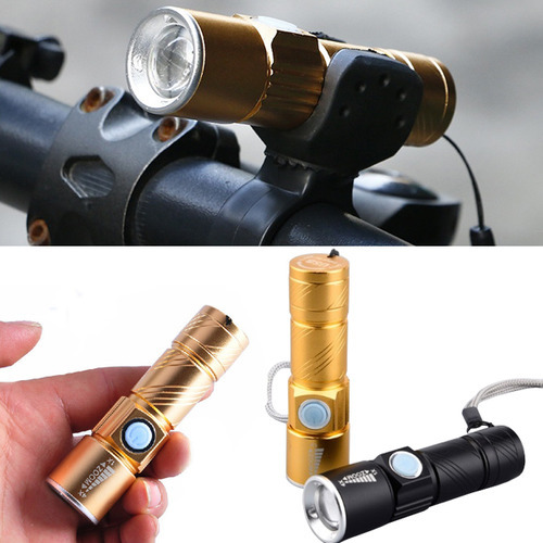 USB 충전식손전등 줌라이트 Q5 LED손전등