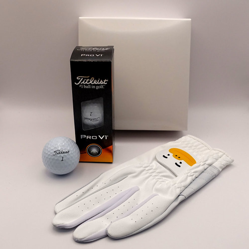 타이틀리스트 ProV1 골프공 3구 + 카카오 골프장갑 튜브 남성용 왼손 1개 (24호) 세트