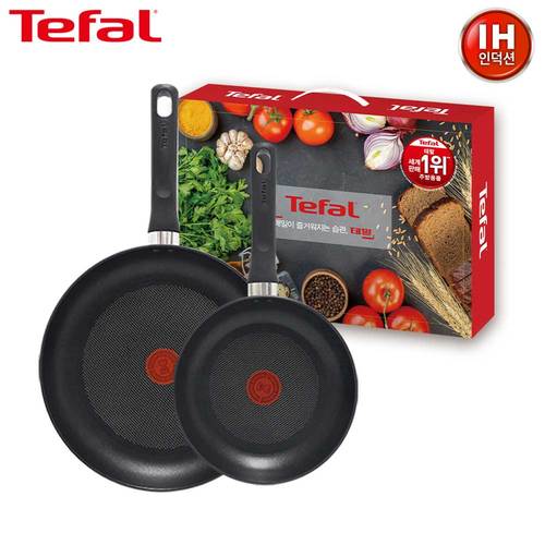 테팔 인덕션 델리커시 티타늄 프라이팬 22cm+28cm TFC-ID28