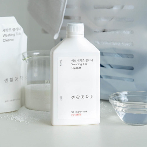 [생활공작소] 액상 세탁조클리너 500ML 5개(1입X5)