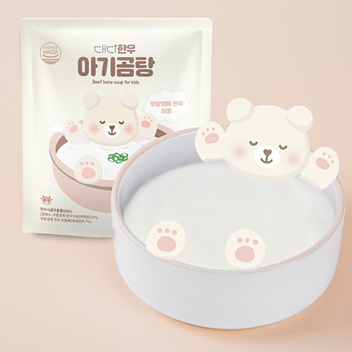 무항생제 한우사골 대디한우 아기곰탕 1400g (200g x 7개입)