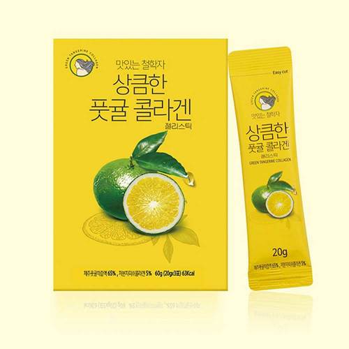 [태반의땅제주] 상큼한풋귤콜라겐 20g x 3포 x 10개