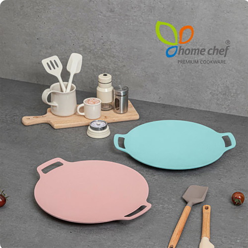 홈셰프 파르페 IH 칼라 그리들 30CM 2종(핑크,블루), hc1102PB