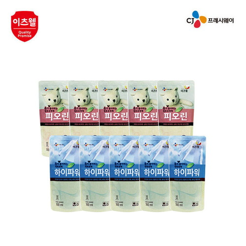 CJ프레시웨이-하이파워300ml*5개피오린300ml*5개