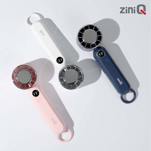 지니큐 핸디형 휴대용 C타입 무선 미니선풍기 항공엔진 디자인 BLDC모터 넥스트랩 FN-200T