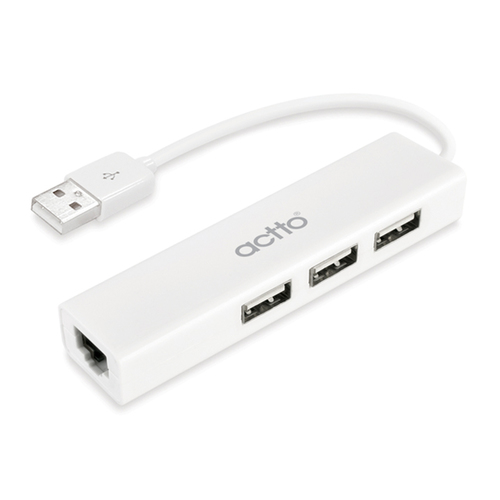 엑토 2 in 1 USB LAN 어댑터 허브 콤보 HUBL-01