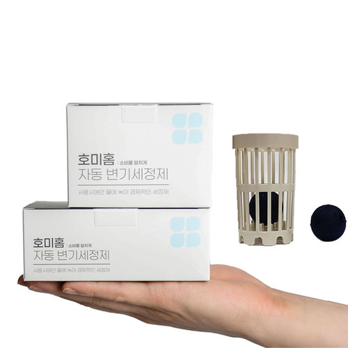 호미홈 변기세정제 본품(배수망+세정알 2개)