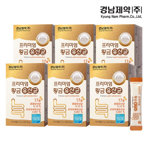 경남제약 프리미엄 황금유산균 2g x 180포 (6개월분)