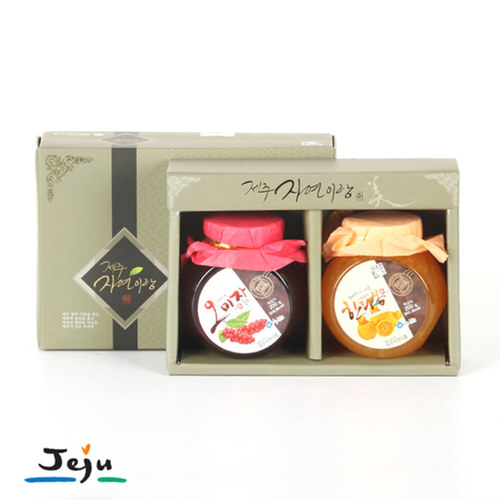 [제주마씸] 제주 차세트 미/오미자차200g+한라봉차200g