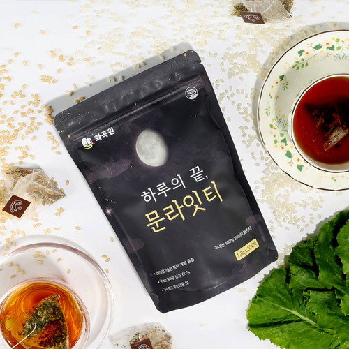 국내산 흑하랑 스트레스 완화 화곡원 문라잇티 1.8g x 30티백