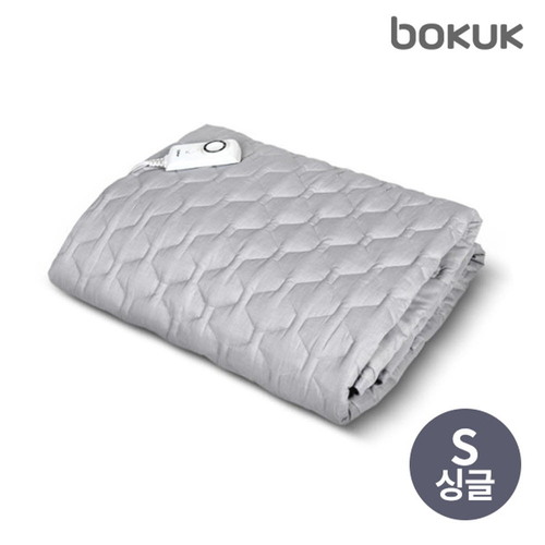 보국 에어셀 피치스킨 전기요 그레이 홀릭_싱글 BKB-2608S