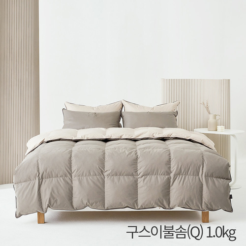 (홈쇼핑히트상품) [라뽐므] 사계절용 오폴레 40수 코튼 구스이불솜(Q) 1.0kg