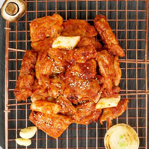 장수춘천닭갈비 매운맛500g 2개