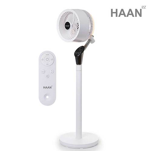 [한경희] 8인치 럭셔리 음성안내 3D회전 무드등 전자식 스탠드 서큘레이터 HAAN-HDC300