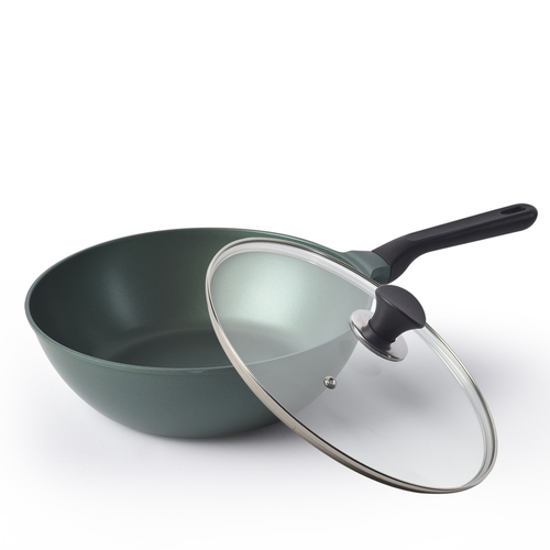 [카우프만] 올리브 인덕션 궁중팬 세트 28cm KOIF-28WG