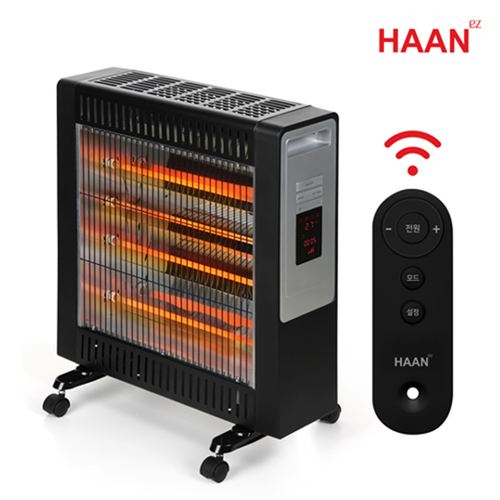 한경희 리모컨형 4단 석영관 히터 전기난로 HAAN-Q1000