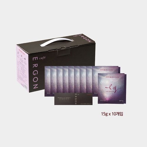 카페 에르곤 간편한 정통 핸드드립 커피 10ea 판타지아