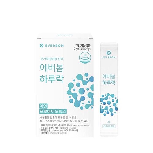에버봄 하루락 1박스 28g(2g x 14포)