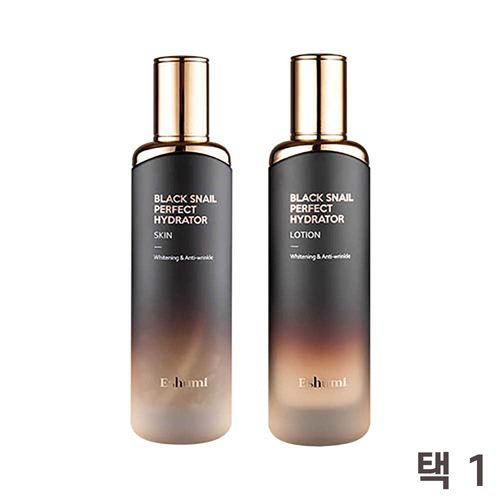 [애슈미] 블랙스네일 퍼펙트 하이드레이터 스킨&로션 120ml (택 1)