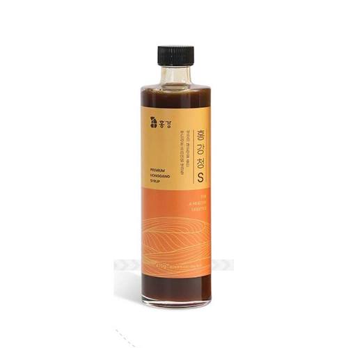 [기관지 특화 프리미엄 생강] 슈퍼푸드 국산 안동 찐생강 홍강청 S 460g
