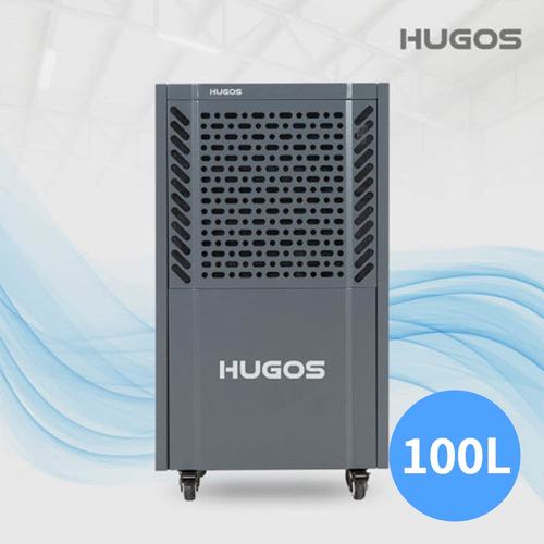 휴고스 고효율 대용량 100L 컴팩트 이동식 제습기 BDA-1010 (예약설정/연속배수/LED패널)