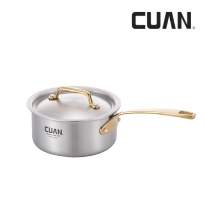 [CUAN] 쿠앤 헤닝골드 통3중 스텐레스 냄비 16편수