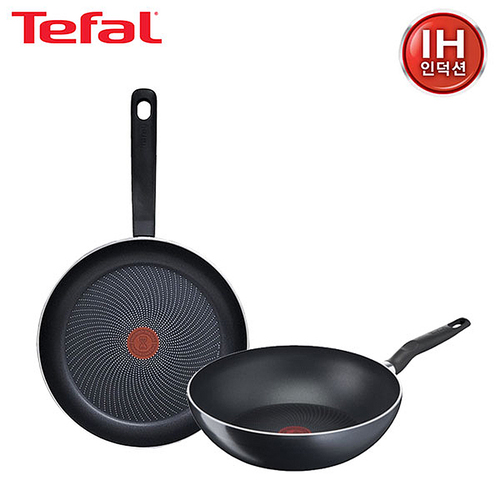테팔 퍼펙트 쿠킹 다크 인덕션 프라이팬 28cm+멀티팬 28cm TFC-PC8W