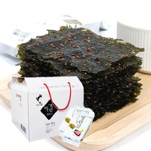 소금대신명란 녹차가들어간 도시락명란맛김(6g) 36봉/선물세트